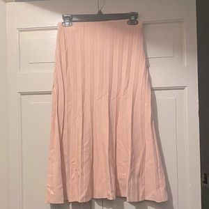 Pleated Pink MIDI Skirt from brand Beige.